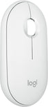 Logitech Pebble Mouse 2 M350s Slim Bluetooth Wireless Mouse, Portable, Lightweight, Customizable Button,