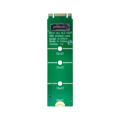 chenyang CY NGFF B/M-Key M.2 to Vertical SATA 7 Pin Hard Disk Drive SSD PCBA Extension Adapter for Motherboard