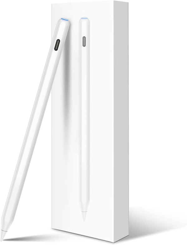 Magnetic Wireless Charging Pencil 2nd Generation for iPad with Palm Rejection, Tilt Sensitivity - Compatible with iPad
