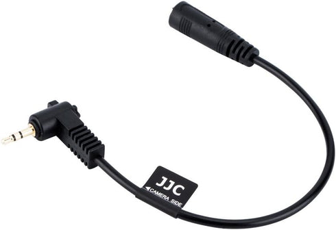 JJC 3.5mm Female to 2.5mm Male Microphone Audio Cable Mic Adapter for Fuji Fujifilm X-T30 II, X-T30, X-T20, X-T10,