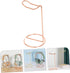 Headset Simple Headphone Stand Headband Stand Desktop Speaker Stand Desk Accessory Headset Rack Earphone Supporting Hanger Headset Frames Iron Rose Gold Headset Holders