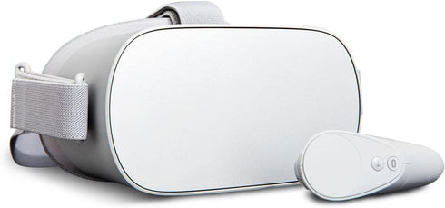 MightySkins Skin Compatible with Oculus Go Mobile VR - Solid White | Protective, Durable, and Unique Vinyl Decal wrap Cover | Easy to Apply, Remove, and Change Styles | Made in The USA
