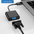 Zuya 1080P HDMI to VGA Adapter,Gold-Plated HDMI to VGA Adapter Converter Full HD External Video Card Multi Monitor