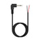Fancasee 6 ft Replacement 3.5mm Audio Cable, 90 Degree Right Angle Male Plug to Bare Wire for Repair