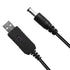 USB to 12V Adapter, 5V to 12V Step Up Cable Cord with DC Jack 5.5 x 2.1mm for Fan, Lamp, Keyboard, Router, Speakers