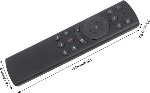 Replacement Remote for G10S TV Box PC Projector, 2.4G Wireless Voice Sensing Remote Mouse with Voice Control and USB Receiver