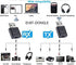 QIANRENON Car Bluetooth 5.0 Receiver, USB/AUX Dual Interface Wireless Receiver for Music Streaming and Hands-Free