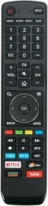 EN3R39H Replacement Remote Control for Hisense TV Models 60H6080E, 60EU6070, 60H6408, 60H7408, H6E, H8E, 65R6E,