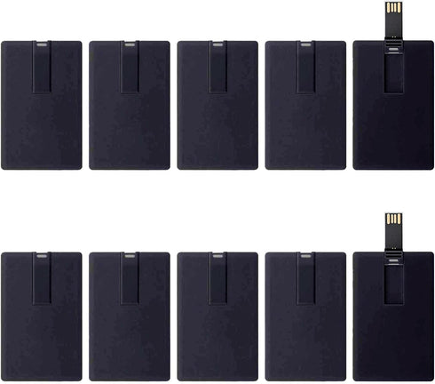 KINMIN Credit Card USB Flash Drive 1GB 10 Pack Business Card Bank Card