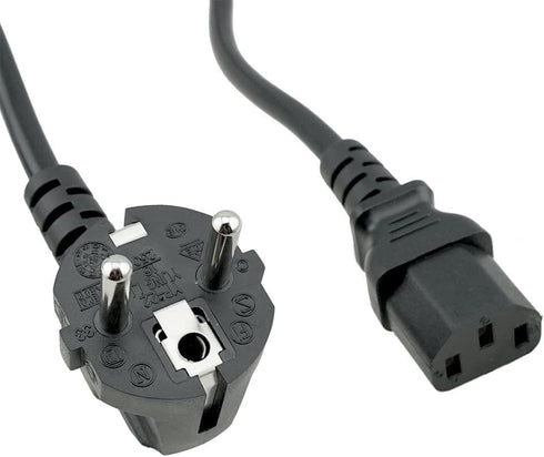 BRENDAZ (EU) European Power Cord 3 Prong (CEE 7/7 to IEC320 C13) Compatible