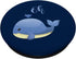 Cute Oh Well Whale Funny Clever Puns Surfer Diver PopSockets PopGrip: Swappable Grip for Phones & Tablets