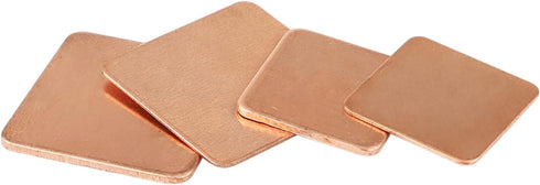 Copper Heatsinks Thermal Kit 40Pcs, 4 Sizes 15 x 15mm 20 x 20mm for Cooling Laptop Notebook GPU CPU IC Chipset