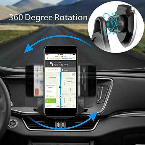 MACHSWON Universal 360° CD Slot Mobile Phone Holder, Strong Magnetic GPS Holder for Mobile Phones/Navigators