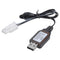 generic USB Charging Cable Featuring LED Indicators for 8.4V Remotes Control Car Batteries