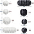 24 Pieces Adhesive Cable Clips Viaky Wire Management Desk Cable Organizer Cord Clips, Black and White - Home, Office,