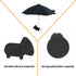 (2 Pack) Phone Umbrella for Sun Shade, Funny Phone Snap Finger Phone Stand Silicone Phone Holder with Umbrella and Suction Cup for Phone, Red Flower