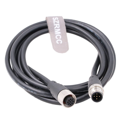 SZRMCC M12 5 Pin Male to Female Waterproof Connector Cable for Industrial Camera Fieldbus Module (10m)