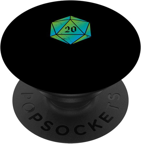 D20 Roleplaying Video Games Gaming Geek Designer PopSockets Standard PopGrip