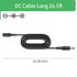 Security-01 5M 16FT 5.5mm 2.1mm,for (Pack 2) DC Power Extension Cable x CCTV Camera IP WiFi Camera,DVR,LED Strip,DC