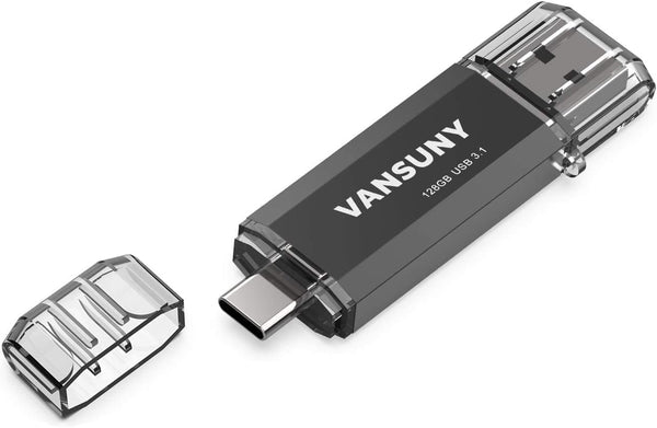 Vansuny 128GB Type C Flash Drive Upgraded 150MB/s USB 3.1 Flash Drive 2