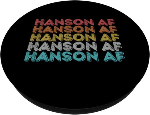 Vintage Retro Hanson AF PopSockets Swappable PopGrip