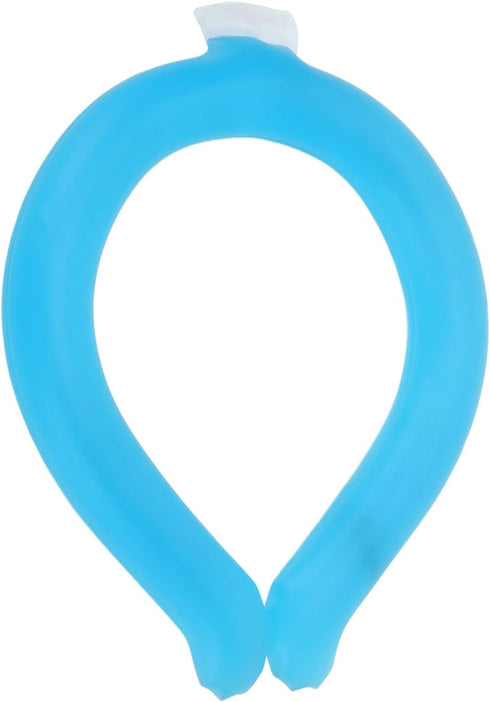 Neck Cooler, Reusable Wearable Hands Lasting Cooling Tube for Summer Heat, Neck Cooling Ring (Blue)