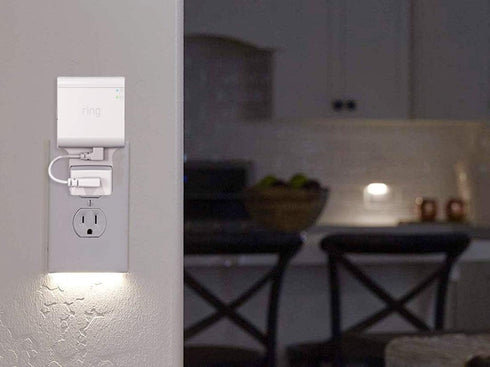 Outlet Mount for Ring Bridge, Space Saving Wall Holder with Short Cable for Ring Smart Lighting Bridge (1 Pack)