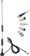 Fancasee Universal FM Antenna Magnetic Base 75 Ohm Screw F Male Plug with