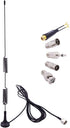 Fancasee Universal FM Antenna Magnetic Base 75 Ohm Screw F Male Plug with