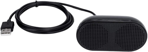 Mini USB Wired Speaker, Dual Speaker with Integrated Power Supply & Heavy Bass for PCs and Laptops