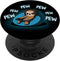 Pew Pew Cute Gamer Sloth Video Game Controller Gaming Black PopSockets Standard PopGrip