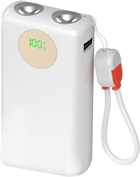 FANSHINUO Set 2x21700 22.5W Set Power Banks Battery Case Shell Fast Charging Double Lights Digital Capacity Display