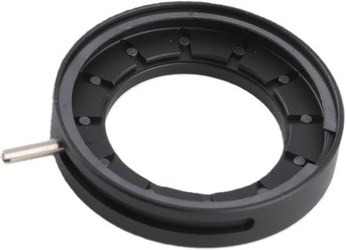 Fafeicy 14 Adjustable Aperture Diaphragm for Microscope, Optical Diaphragm with Blades Metal Lens, Microscope Accessory