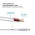 Sqlszt 60ft Cable5.5mm 2.1mm 12 Power Extension x Volt Male to Female Plug Cord for CCTV IP Security Cameras DVRs