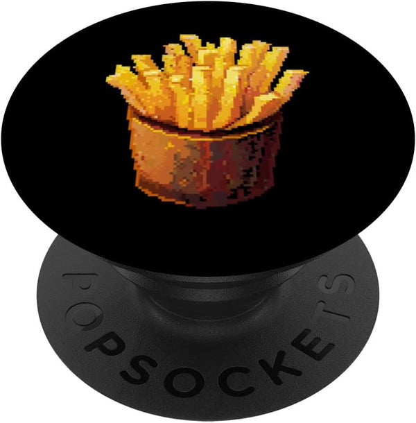 French Fries Pixel PopSockets Standard PopGrip