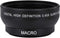 HD Wide Angle Lens with Macro Close-up 0.45X Magnification, Fits Any 49mm Diameter Lens