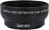 HD Wide Angle Lens with Macro Close-up 0.45X Magnification, Fits Any 49mm Diameter Lens