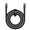 chubbycable Black Chubby - Special Black Samurai Edition Silicone Fast Charging USB-C Cable, Durable Power Bank Cable