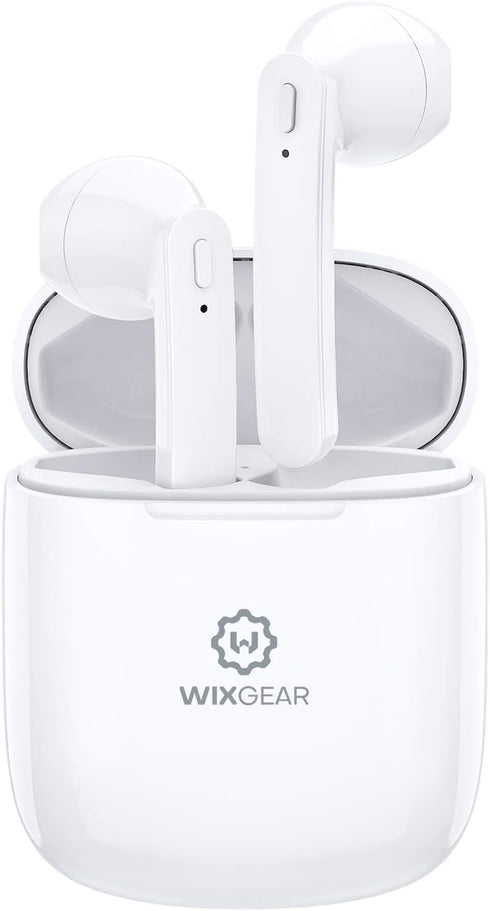 WixGear Bluetooth 5.0 Wireless Earbuds with Charging Case, HD Stereo Sound Earphones, 30H Playtime, IPX5 Waterproof