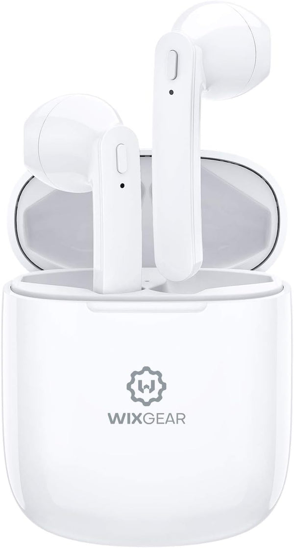 WixGear Bluetooth 5.0 Wireless Earbuds with Charging Case, HD Stereo Sound Earphones, 30H Playtime, IPX5 Waterproof