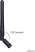 Dixingtek 6E 2.4GHz 5GHz 6GHz 2-Pack WiFi Tri-Band Bluetooth SMA Male Antenna, Compatible with WiFi Router Camera PCI-E
