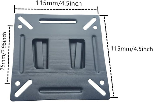 QLXHBOT 14-24 100x100mm 30lbs 15 19 20 22 23 Inch Monitor Wall Mount Most TVs Computer Universal Low Profile RV TV Wall