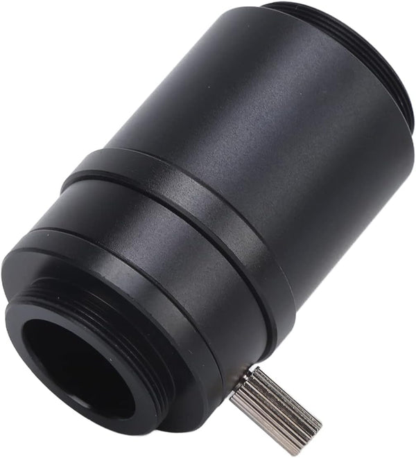 Microscope Adapter, 1× C Mount Lens Adapter for CCD Camera and Trinocular Stereo Microscope