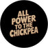 I Love Chickpeas Designs By JXCO All Power To The Chickpea PopSockets Standard PopGrip