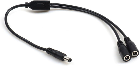 Kangnice 5.5x2.1mm 1 2 3 4 40cm Power Splitter Cable to Way Adapter for CCTV Router LED Light Length