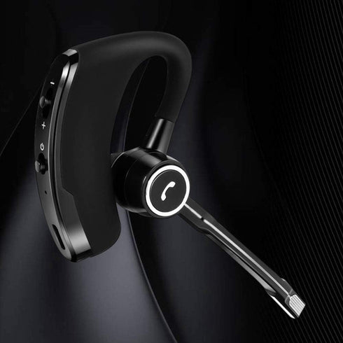 V8s Bluetooth Headset: Wireless Earpiece with 120H Standby, Clear Voice Capture, In-Ear Design for Business &