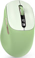 XISOGUU Wireless Bluetooth Mouse, Bluetooth 5.0/4.0 & 2.4G Tri-Mode, Type-C Rechargeable with LED