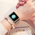 Bling Crystal Metal Case Compatible for Apple Watch Series 1 2 3 Diamond Protective Cover