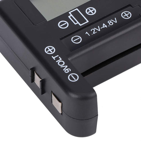 Digital Battery Tester for AAA, 1.2~4.8V 9V Portable Tester for CR2032 6F22 9V 10440 14500 AAA D Batteries