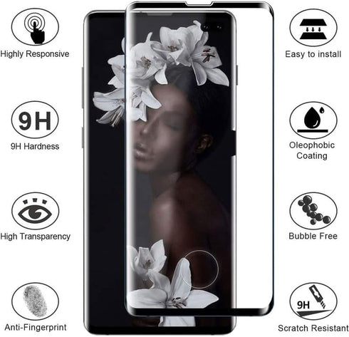 Motorola Edge 40 Neo Case with 3 x Tempered Glass Screen Protector, Transparent Shockproof Soft Silicone Protection